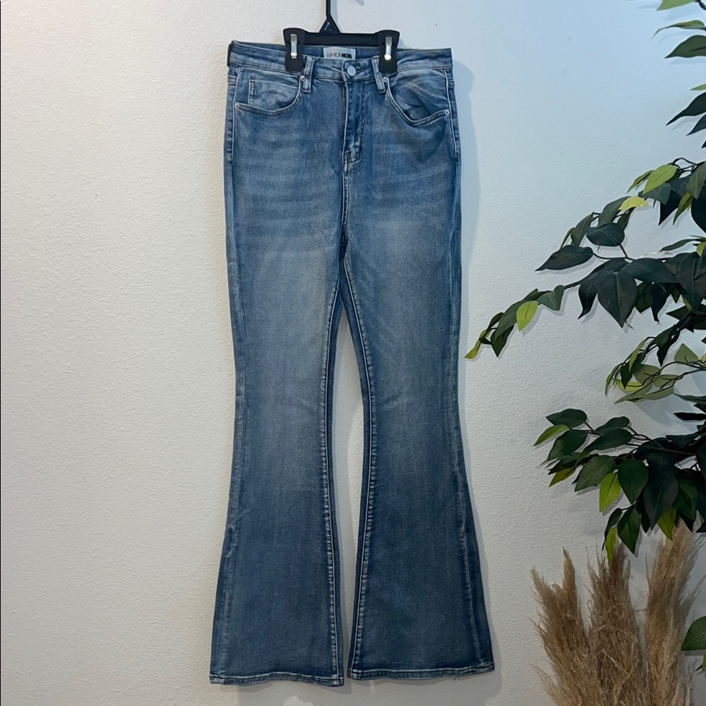 Women's Blue Flared Jeans